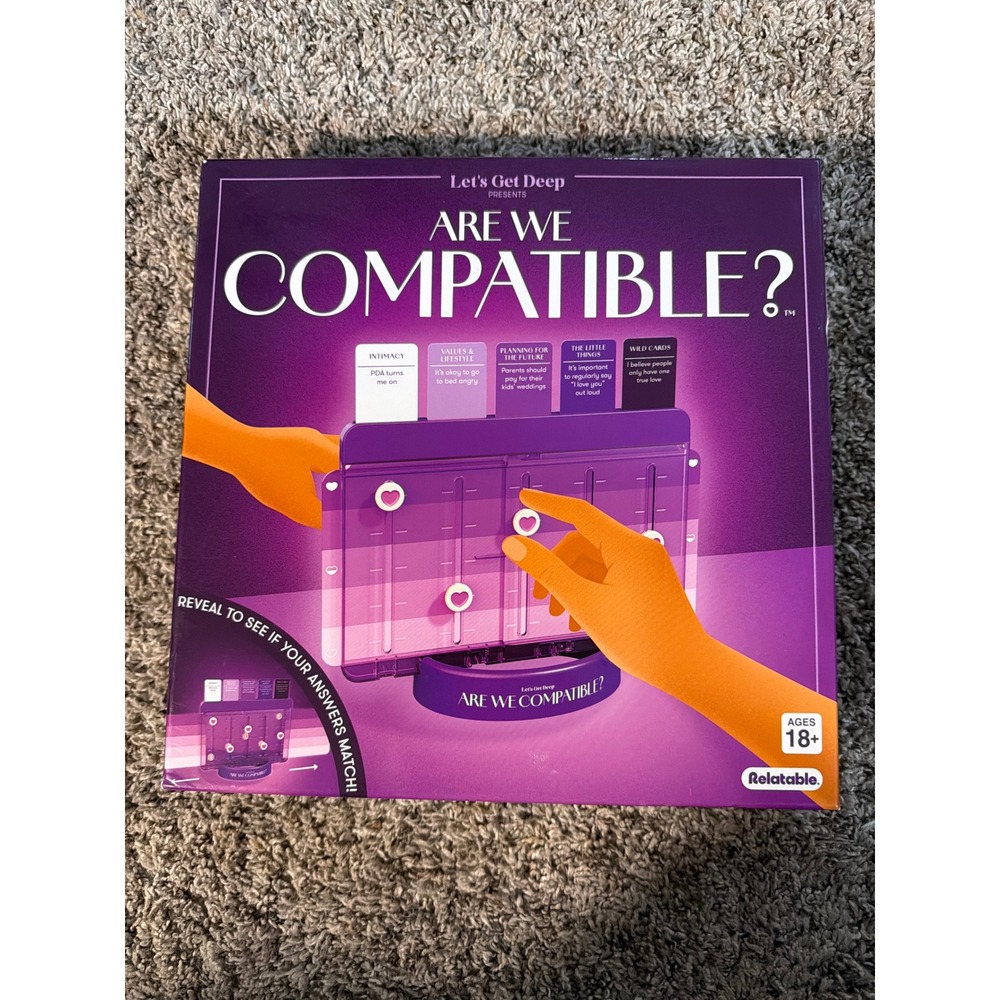 Are We Compatible Couples Board Game 200 Cards Ages 18+